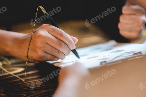 Preview: business approve and certificate concept, confirmation of business marketing document permit