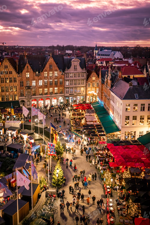 Preview: Christmas Market in Bruges, Belgium