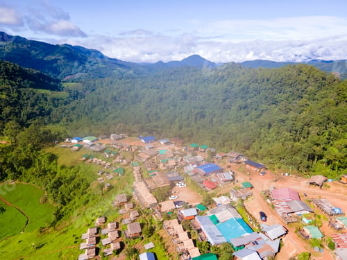 Preview: Doi Luang Chiang Dao mountain hills in Chiang Mai, Thailand. Nature landscape