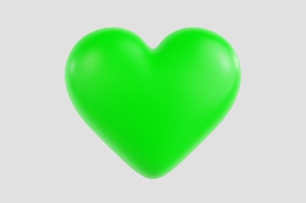 Preview: 3D Green Love