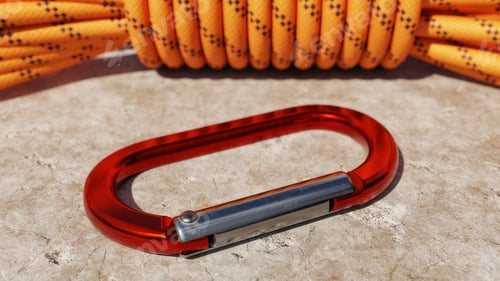 Preview: Carabiner and Climbing Rope