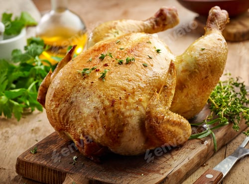 Preview: whole roasted chicken