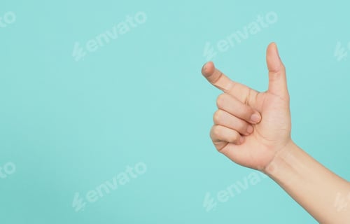 Preview: Emty hand holding gesture