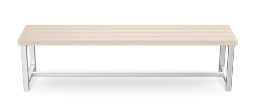 Preview: Modern wood bench