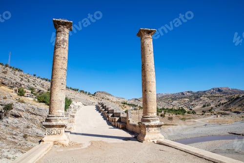 Preview: The historical Cendere(Severan)bridge is in the city of Adiyaman.