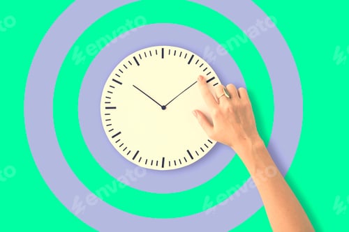 Preview: Clock Time Second Minute Hour Puntual Circle Concept