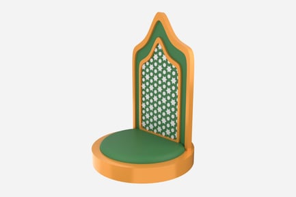 Preview: Islamic Product Pedestal 3D Illustration