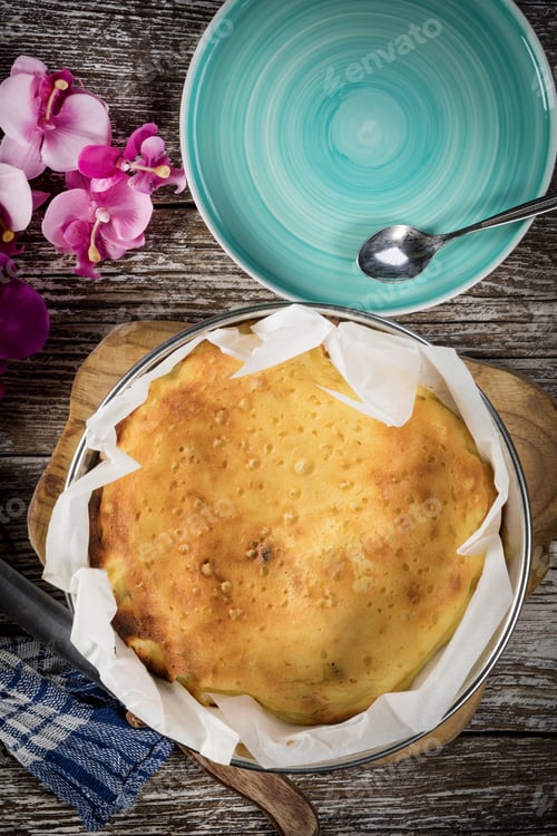 Preview: Fresh homemade cheesecake.