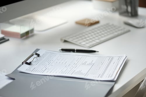Preview: Clipboard on Office Table