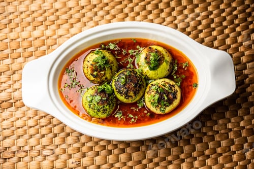 Preview: Indian style Tinda or Tinde ki Sabzi also called Indian squash, round melon, round gourd sabji