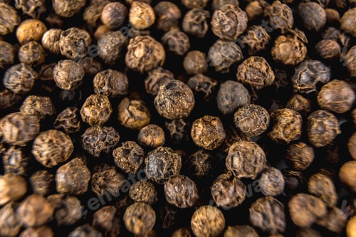 Preview: Black pepper photographed with macro photography