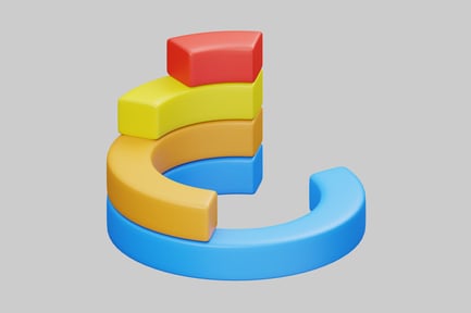 Preview: Stacked color segment chart