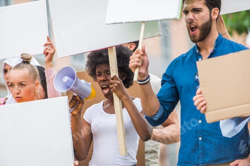 Preview: Activists demonstrating against social issues