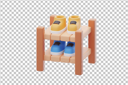 Preview: Wood Rack 3D Icon