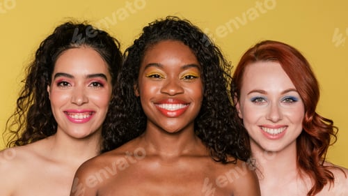 Preview: Women of color and diversity summer beauty shot