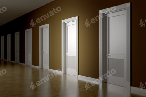 Preview: a room with seven doors to choose