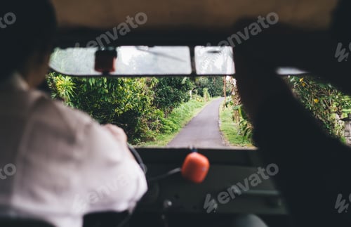 Preview: Man driving car on marrow road