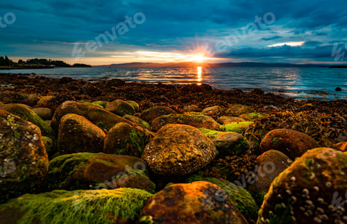 Preview: Sunset over the sea in Norway