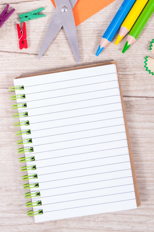 Preview: Notebook for notes and stationery accessories for learning