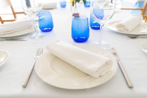 Preview: Served table with plates