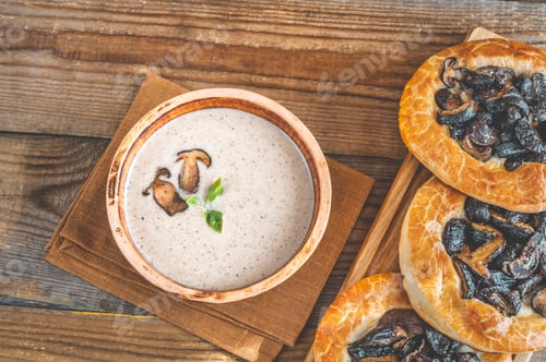 Preview: Wild mushroom cream soup