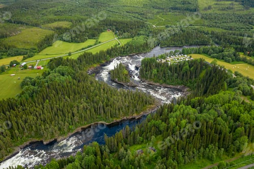 Preview: Ristafallet waterfall in the western part of Jamtland