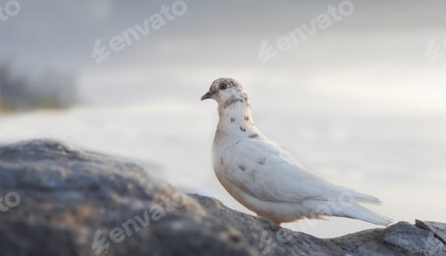 Preview: A photo of White dove - in natual surroundings