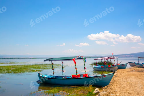 Preview: Civril - Denizli - Turkey, June 15, 2023, Civril Isikli Lake in Denizli.