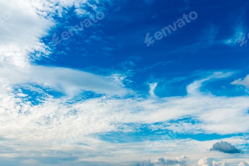 Preview: colorful dramatic sky with cloud at sunset