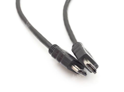 Preview: large hdmi cable on white background