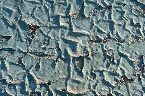 Preview: Closeup surface of old blue cracked paint