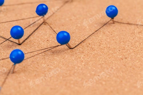 Preview: pins connected creating a network