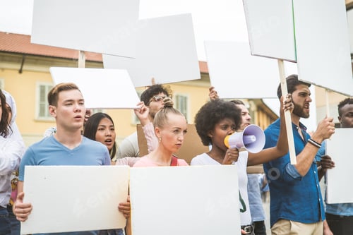 Preview: Activists demonstrating against social issues
