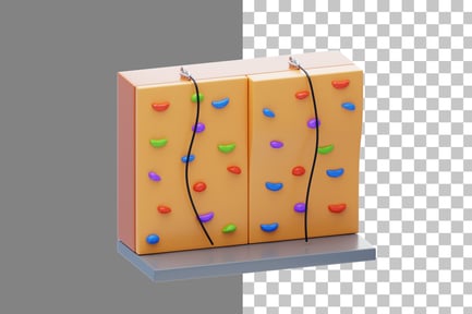 Preview: Climbing Wall 3D Icon