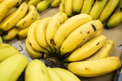 Preview: Banana Fruit Stacked On The Marketplace At Taiwan