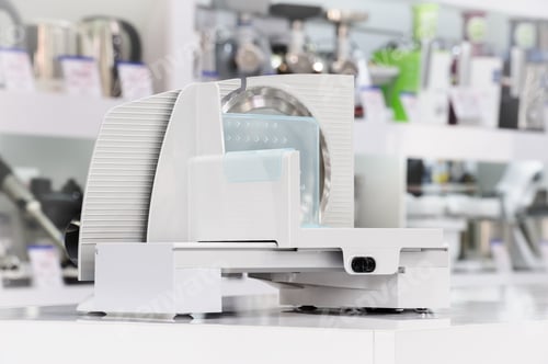 Preview: single electric food slicer in retail store