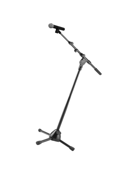 Preview: Microphone and stand isolated on white background