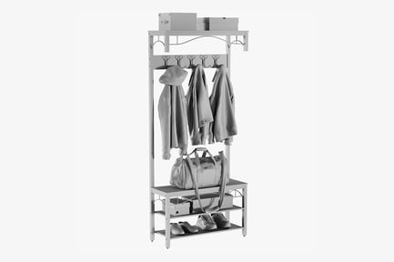 Preview: Hallway Rack with Coats, Bag, and Shoes