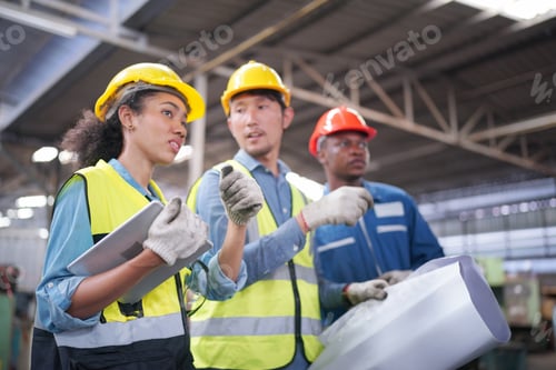 Preview: Architect on a construction site,Construction worker.