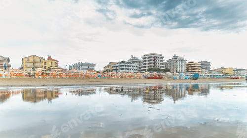 Preview: Adriatic coast in Italy at low tide