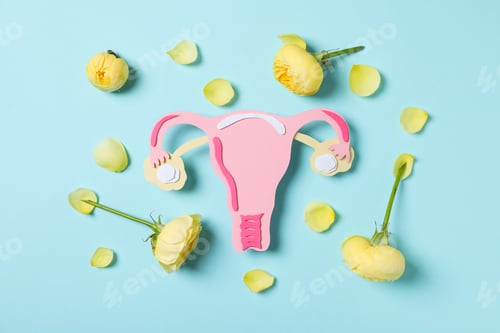 Preview: Women's health and women's healthcare concept with uterus