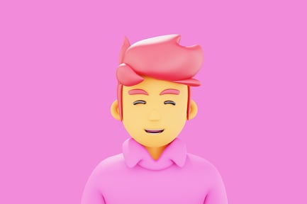 Preview: Cartoon-style illustration of a person with distinctive physical characteristics