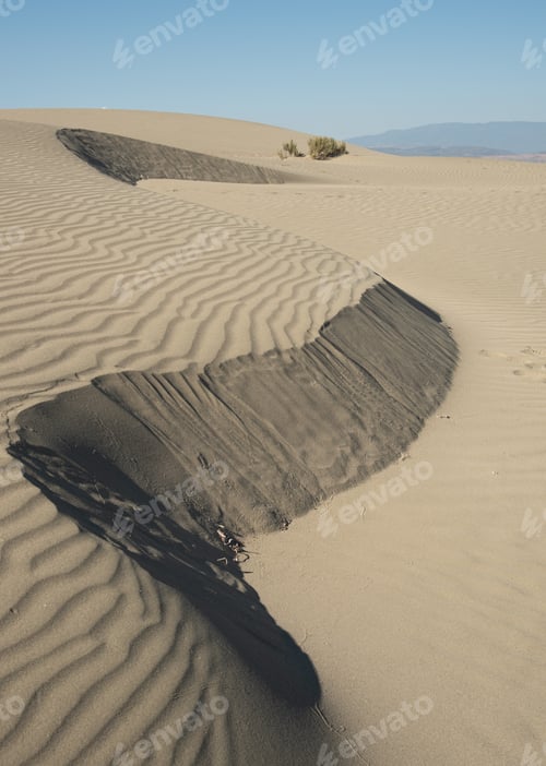 Preview: Sand dunes in the ocean. Desert dry sahara land Cyprus