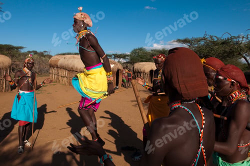 Preview: Traditional dance in an African village