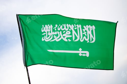 Preview: Official flag of the Kingdom of Saudi Arabia.