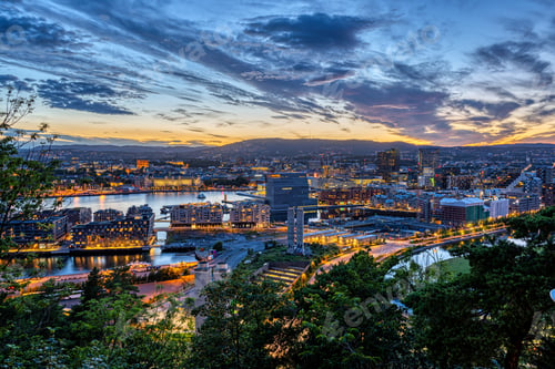 Preview: The skyline of the norwegian capital Oslo
