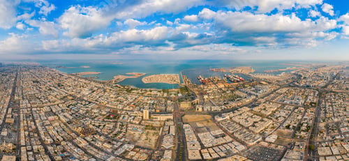 Preview: Dubai Downtown skyline, United Arab Emirates or UAE. Urban city.