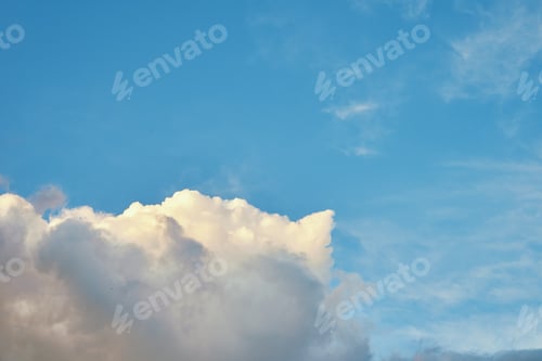 Preview: Clouds in blue sky