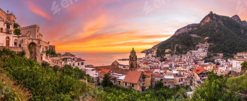 Preview: Amalfi, Italy on the Coast at Dusk