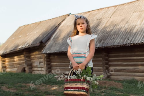 Preview: porrait of girl in countryside outdoors
